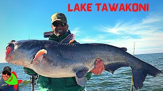 DRIFTING FOR BIG BLUE CATFISH Lake Tawakoni catfishing