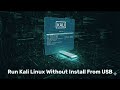 How to make Kali Linux live with a bootable usb #kalilinux #bootablependrive