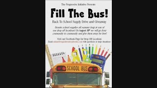 Fill the Bus school supply drive happening now
