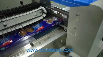 Biscuit/cookies wrapping machine in tray - Coretamp