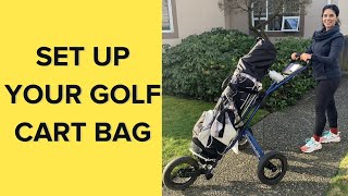 How to SET UP your Golf Cart Bag