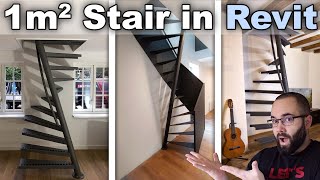 1m² Stairs in Revit Tutorial  Microstair