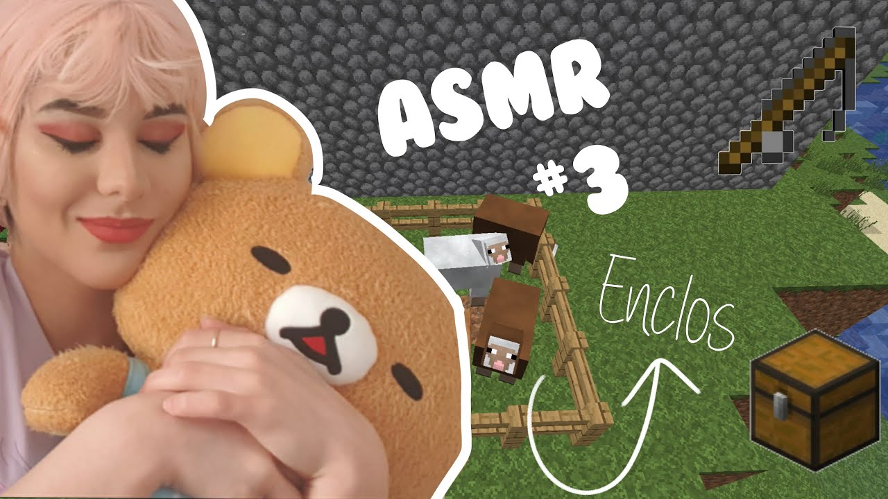 ASMR | J'AI ENFIN MON ENCLOS ! MINECRAFT CHUCHOTEMENT, TAPPING | LET'S PLAY ASMR