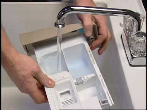 Front Load Washer Troubleshooting Clogged Dispenser Youtube