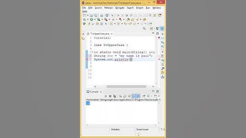 String convert to uppercase in java