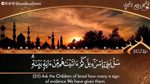 تلاوة خاشعة مميزة لما تيسر من سورة البقرة || الشيخ #وديع_اليمني