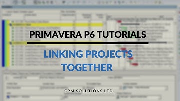 Primavera P6 Tutorial 5 : Linking Projects Together