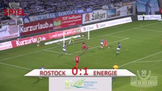 8. Spieltag Hansa Rostock - FC Energie Cottbus - Die Highlights