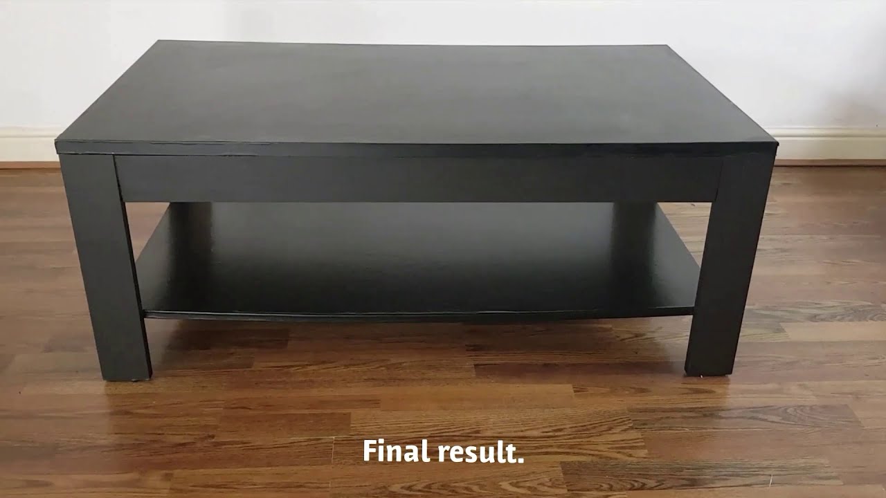 Furniture Painting With A Roller Brush