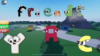 Alphabet Lore in Roblox | Ben and Rainbow Friends