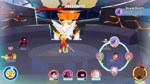 Steven Universe: Save the Light fighting hessonite part 1