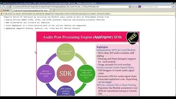 AppEngine SDK by AMITechnologies: Tutorial 1: Installation, Package and Documentation Details