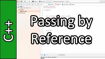 Passing by Reference - C++ Programming Tutorial #32 (PC / Mac 2015)