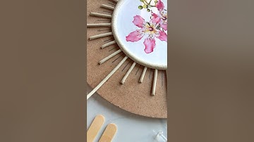 Lippan Art || Wall Hanging Craft Ideas || Easy and Simple Craft #art #diy #shorts #trending
