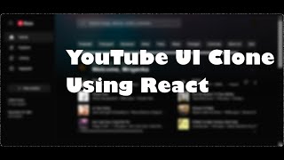 Cloning YouTube Music UI Using React JS (Step-by-Step)
