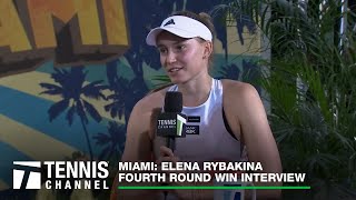 Elena Rybakina: 2023 Miami Open Fourth Round Win Interview