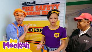Meekah Learns Fire Safety! 🚒🔥 Stay Safe with Firefighters! | Meekah Moves
