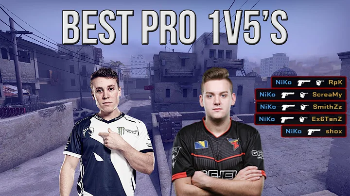CS:GO - BEST PRO 1V5 CLUTCHES ft. NiKo, jdm, rain, Snax, Skadoodle, Hiko & More!