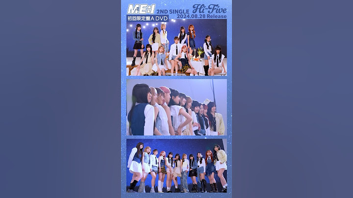 📱: ⊹˚₊ ME:I 2ND SINGLE "Hi-Five" 初回限定盤A DVD Digest #ME_I_Hi_Five #ME_I #ミーアイ #미아이