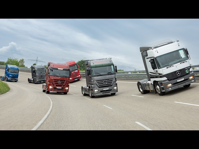 j*j様 Mercedes-Benz Actros ダンプトラック シルバー Mercedes-Benz Actros: The Evolution Since 1996 - YouTube