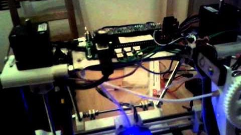 First Print on my RepRap Huxley