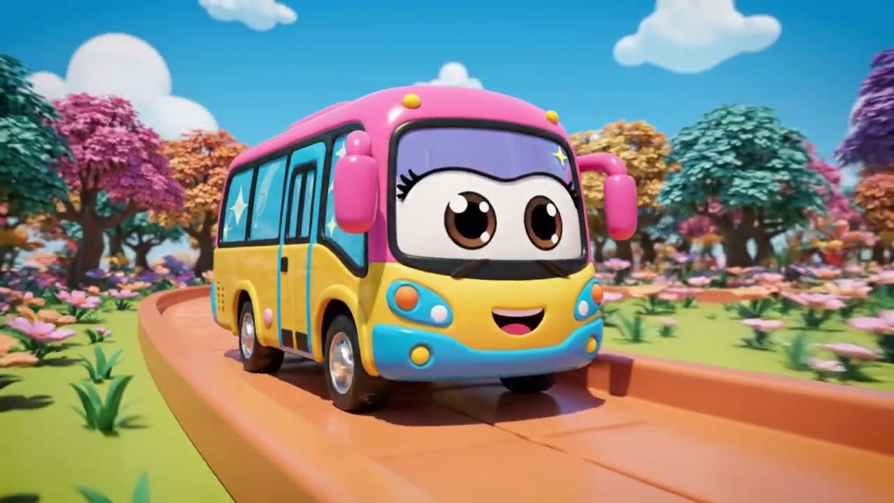 Wheels on the Jungle Bus | Kids Songs & Animal Sounds