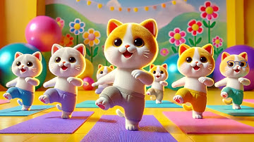 Mèo Con Tập Thể Dục Buổi Sáng - Nhạc Thiếu Nhi Sôi Động - Hoạt Hình Thiếu Nhi Vui Nhộn 4K