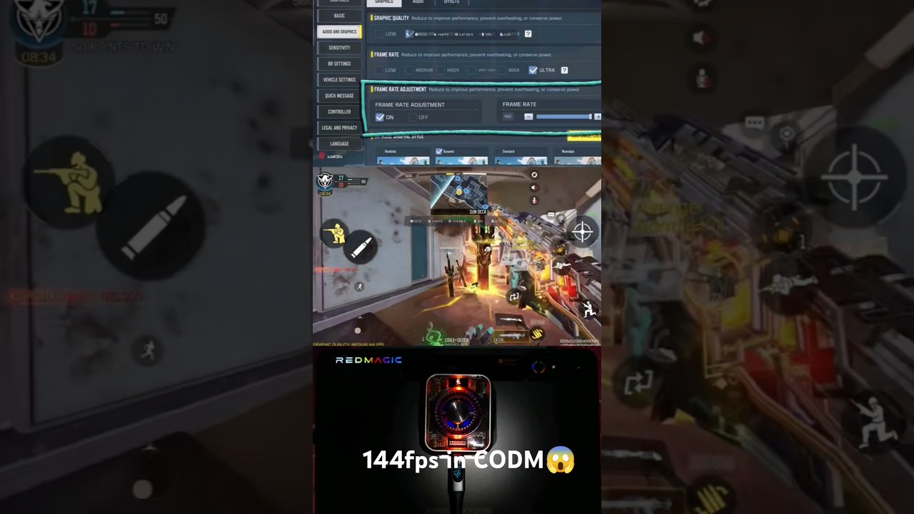 How would 144fps gameplay looked like in MP 