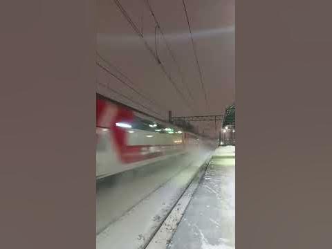 ЭП2К везёт двух этажный поезд сообщение "Санкт-Петербург-Москва" #поезд ...