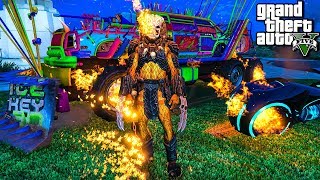 КАК ХИЩНИК СТАЛ ПРИЗРАЧНЫМ ГОНЩИКОМ ГТА 5 МОДЫ! GHOST RIDER PREDATOR ОБЗОР МОДА ВИДЕО ИГРЫ GTA 5 MOD