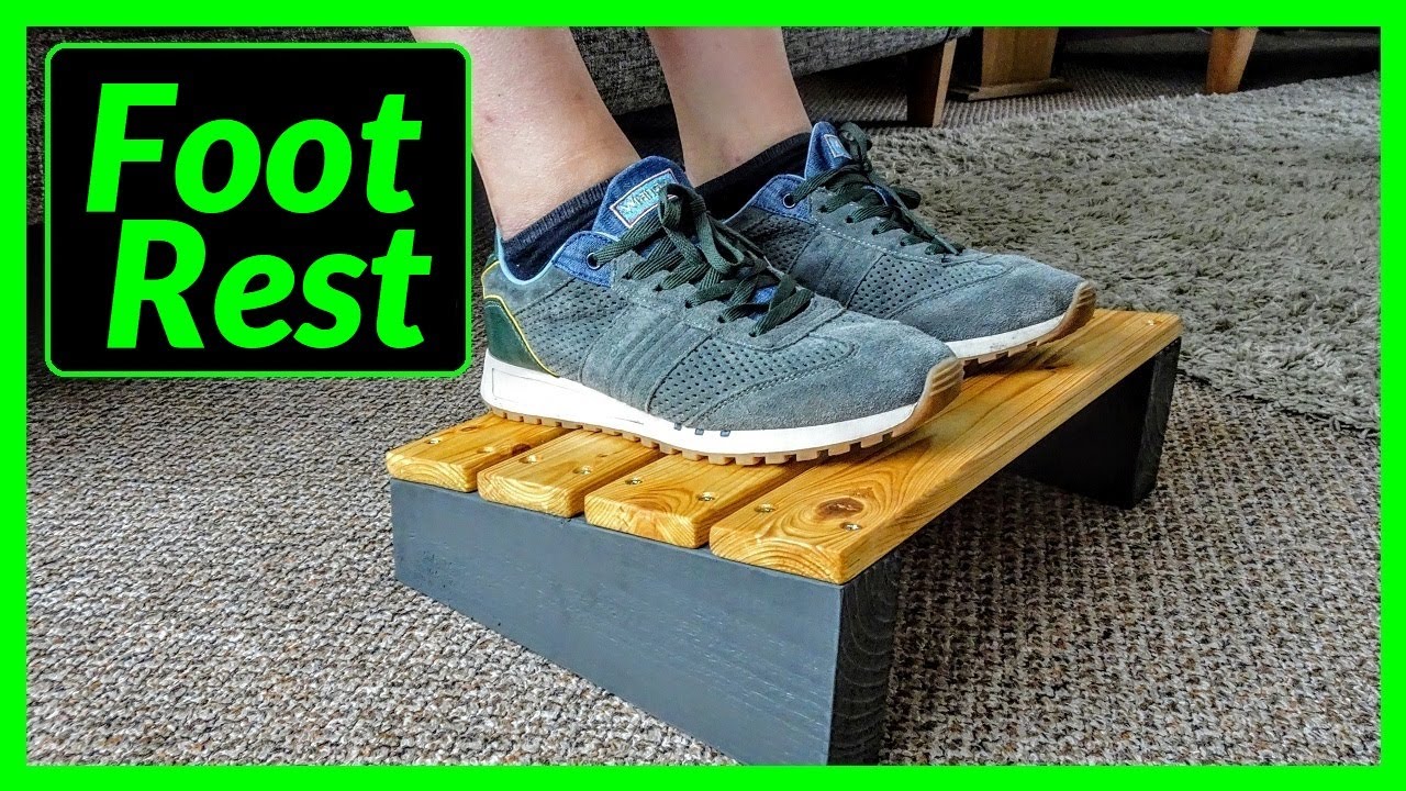 DIY Footrest For Under Desk