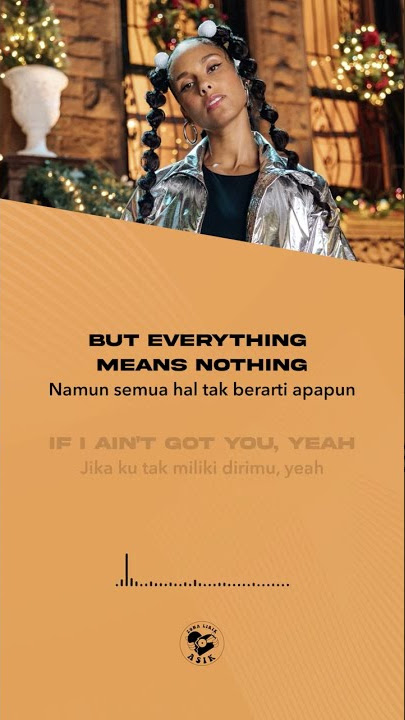 Alicia Keys - If I Ain't Got You (Lirik Lagu Terjemahan) #shorts