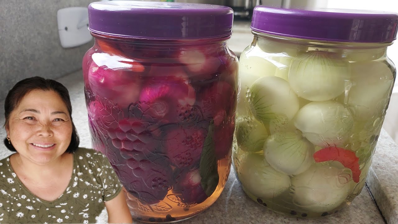 CONSERVA DE CEBOLA ROXA E BRANCA | DEPOIS DE PRONTA NA GELADEIRA DURA 2 ANOS