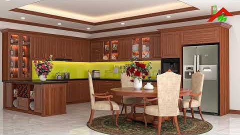 Render Tủ Bếp - Vray - Sketchup