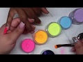 Rainbow ombre nails for Nique | Acrylic nail tutorial