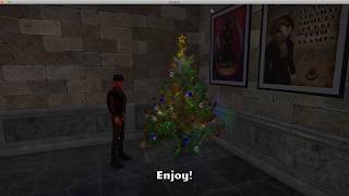 Using the Holiday Tree in SineSpace