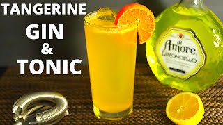 Tangerine Gin And Tonic | Refreshing Limoncello Gin And Tonic With A Twist