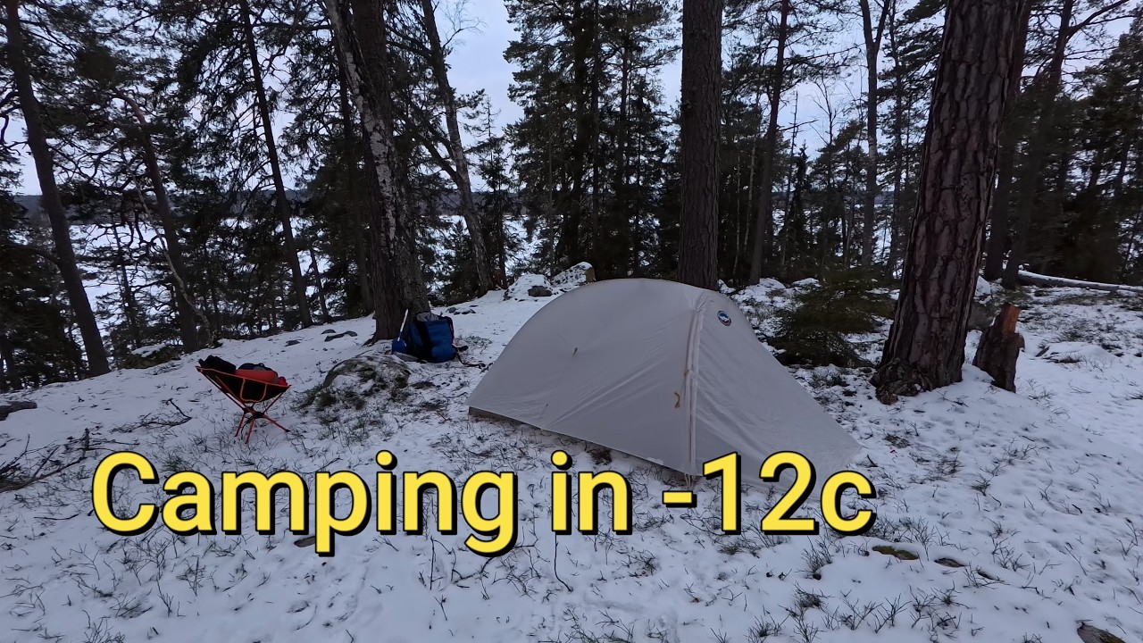 Winter Tent Solo Overnight