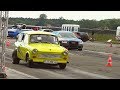 Trabant VR6 Turbo vs Audi RS6 Drag Race