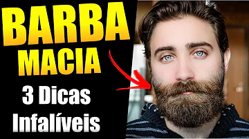 O que passar para a barba ficar macia?