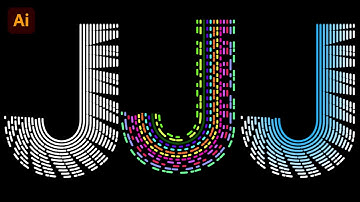 How to Create custom Text Effect in Adobe Illustrator - Adobe illustrator Tutorial | Type Design