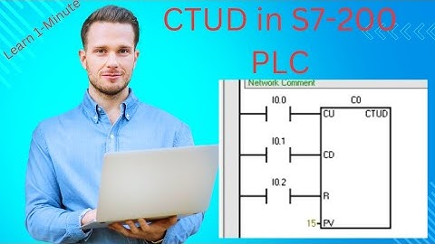 How to use Up/Down Counter(CTUD) in S7-200 PLC