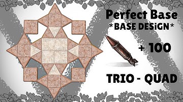 Rust - Perfect Base 2x2 for TRIO - QUAD design | +100 rockets