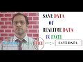 Save Real Time data in excel (Anand Shukla)