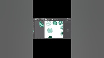 How To Make Different Flowers In Illustrator | Full Video In Link Click | #shorts #ytshort #easy