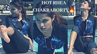 Rhea Chakraborty Aqua Workout | Rhea chakraborty and sushant singh rajput| Rhea chakraborty workout.