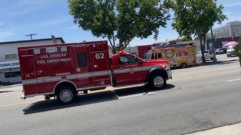 Los Angeles Fire Department RA 62 Transporting