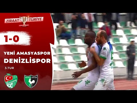 Yeni Amasyaspor 1-0 Denizlispor Maç Özeti (Ziraat Türkiye Kupası 3.Tur) 27.10.2016