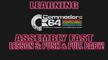 C64 Assembly lesson 3: push and pull