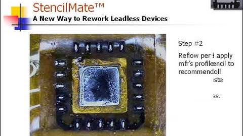 QFN Rework Technique